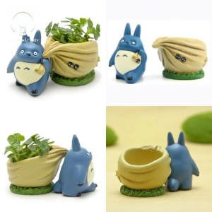 Chậu cây gốm handmade họa tiết hoạt hình