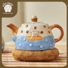 Ấm trà gốm handmade cute