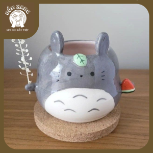 Chậu cây gốm handmade hình thú đáng yêu