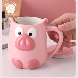 Cốc Gốm Hình Thú Cưng
