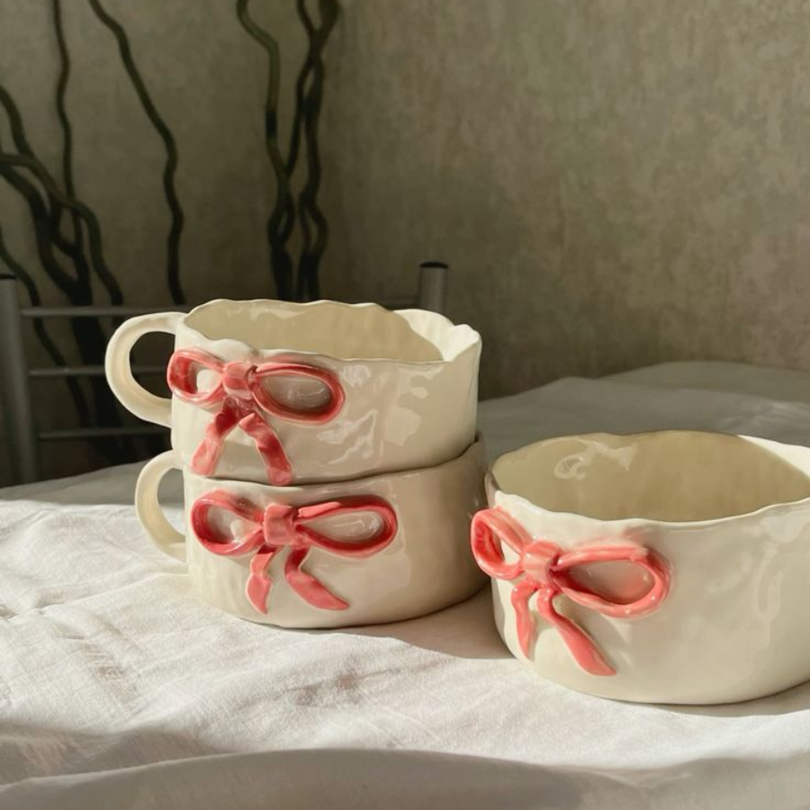 Cốc Handmade Hình Nơ - Ảnh 5